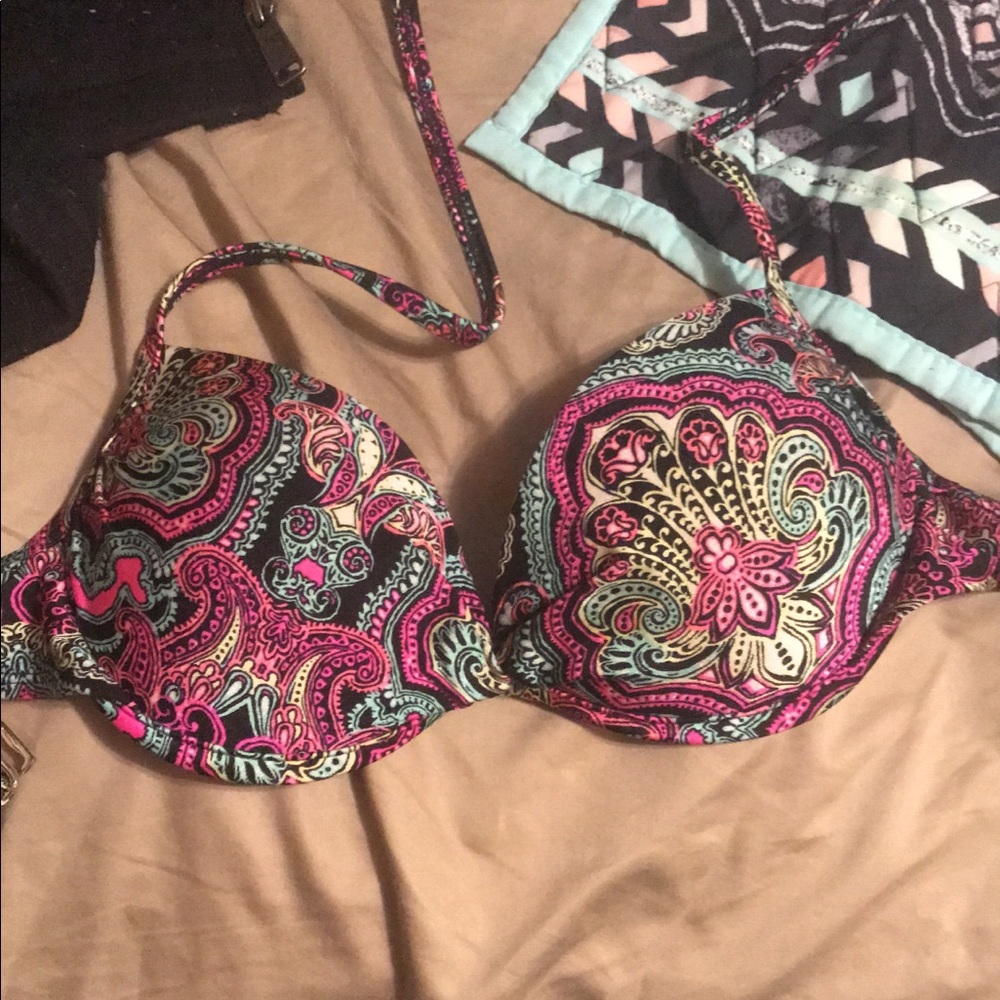 Paisley swim suit top